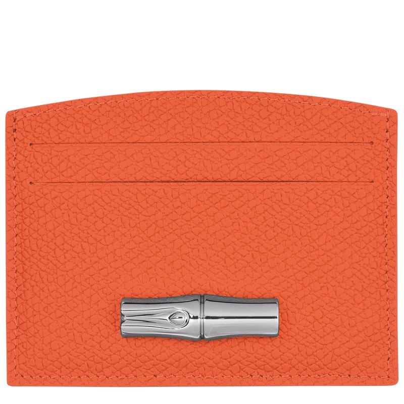 Orange Women\'s Longchamp Roseau Cardholders | 4753-VXMZG