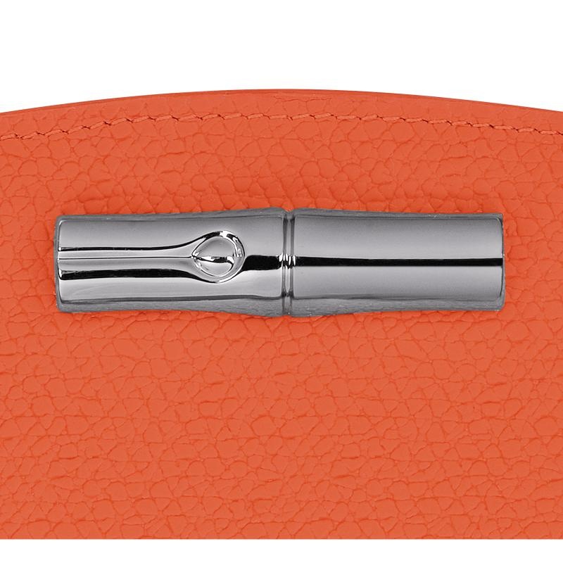 Orange Women's Longchamp Roseau Wallets | 4193-DLKNR