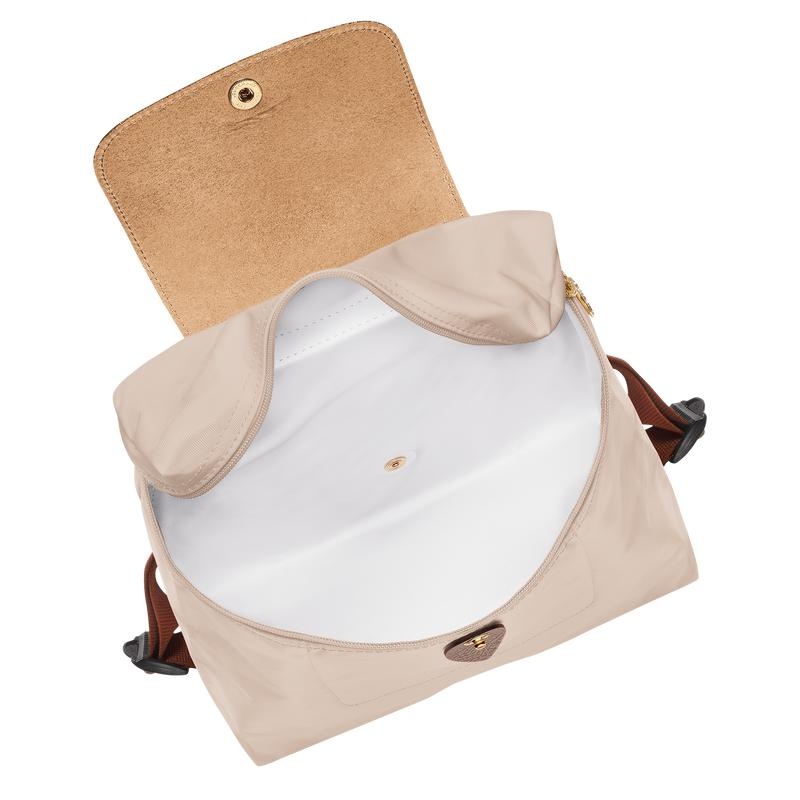 Paper White Men's Longchamp Le Pliage Original M Backpacks | 6801-IHFKU