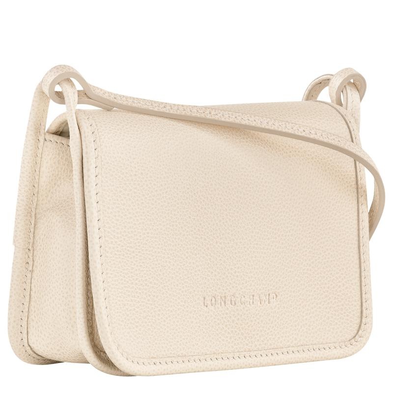 Paper White Women's Longchamp Le Foulonné XS Clutch Purse | 0756-WKAGH