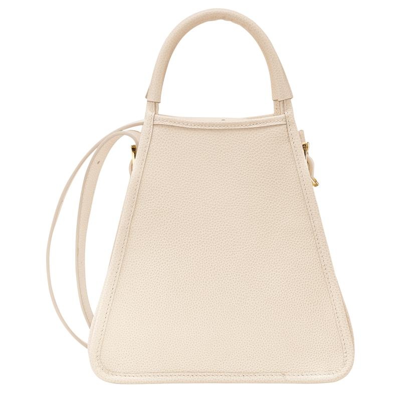 Paper White Women's Longchamp Le Foulonné S Handbags | 3740-HUMPG