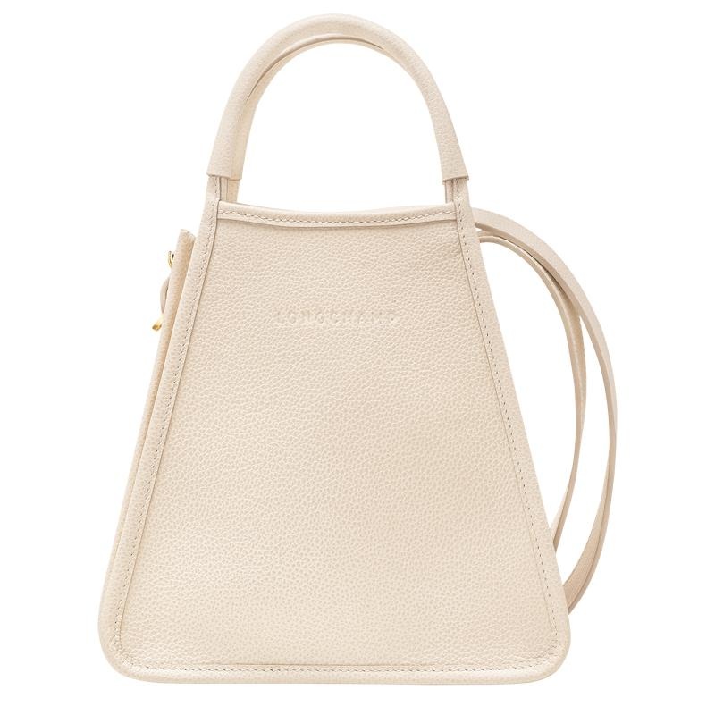 Paper White Women\'s Longchamp Le Foulonné S Handbags | 3740-HUMPG