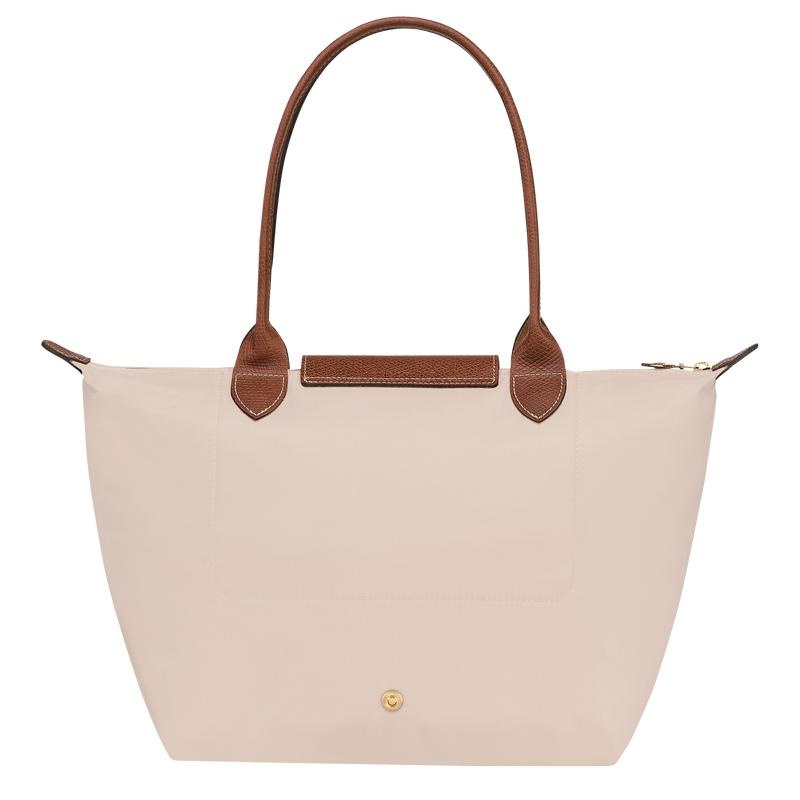 Paper White Women's Longchamp Le Pliage Original M Tote Bag | 4795-UKAMZ