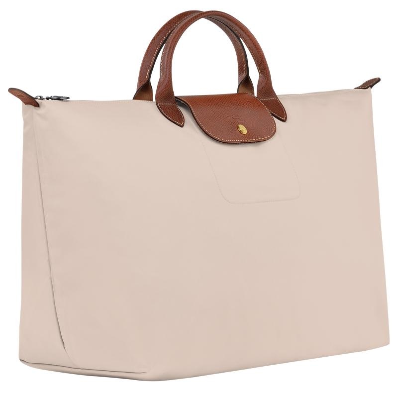 Paper White Women's Longchamp Le Pliage Original S Travel Bags | 7051-MNHLJ