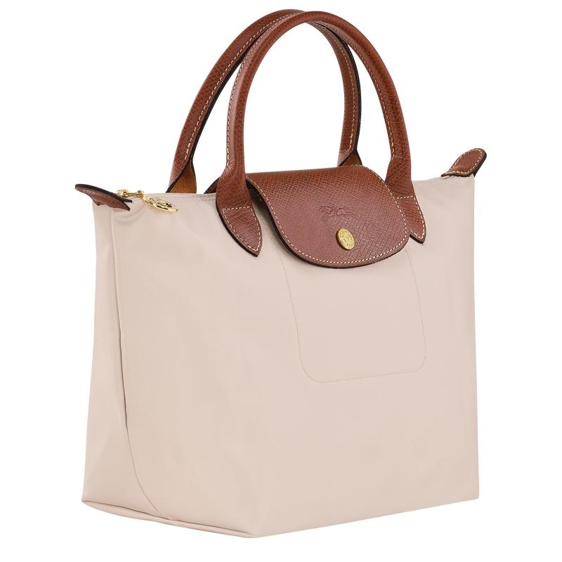 Paper White Women's Longchamp Le Pliage Original S Handbags | 4876-AUKNI