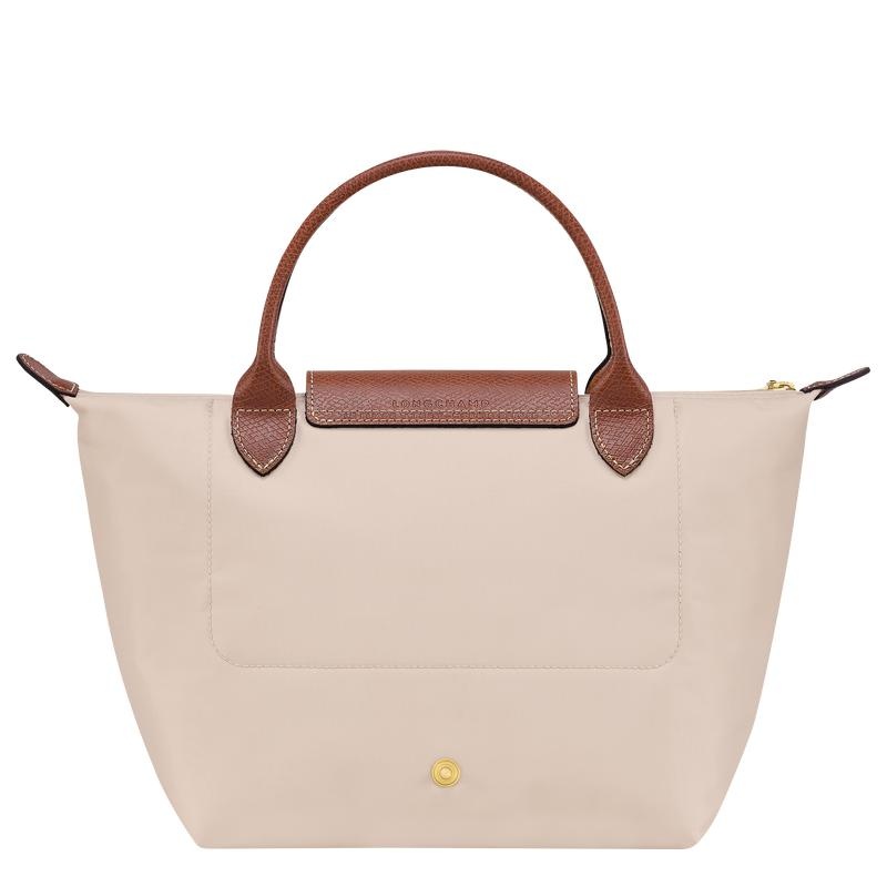 Paper White Women's Longchamp Le Pliage Original S Handbags | 4876-AUKNI