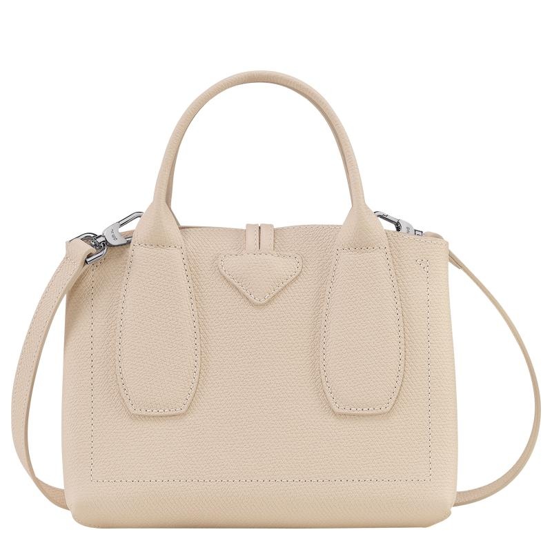 Paper White Women's Longchamp Roseau S Handbags | 7286-OBPLT