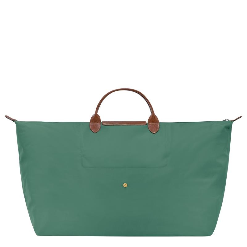 Sage Green Men's Longchamp Le Pliage Original M Travel Bags | 2436-ZGVBQ