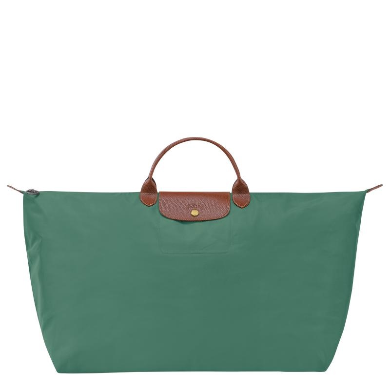 Sage Green Men\'s Longchamp Le Pliage Original M Travel Bags | 2436-ZGVBQ