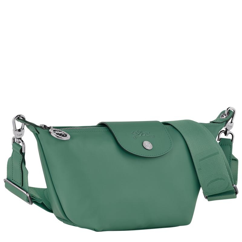 Sage Green Men's Longchamp Le Pliage Xtra XS Crossbody Bags | 4870-IPNYQ