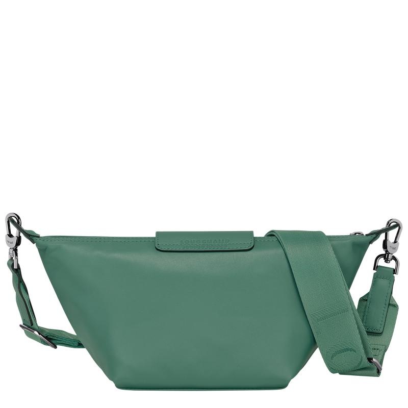 Sage Green Men's Longchamp Le Pliage Xtra XS Crossbody Bags | 4870-IPNYQ