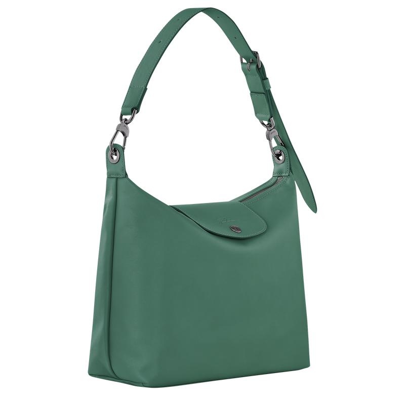 Sage Green Women's Longchamp Le Pliage Xtra M Hobo Bags | 0859-UPIGW