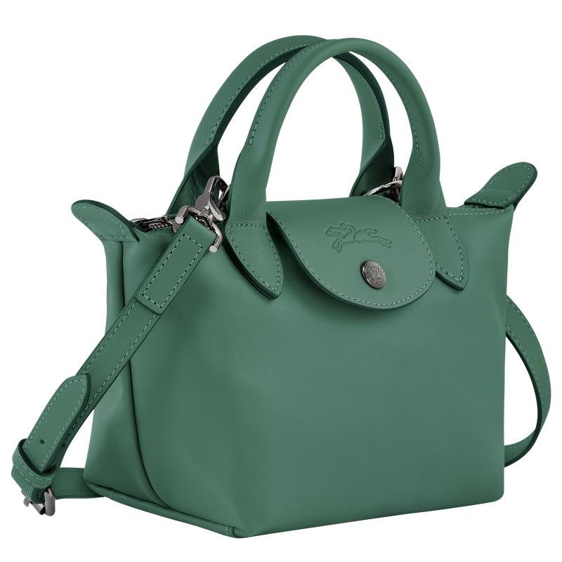 Sage Green Women's Longchamp Le Pliage Xtra XS Handbags | 5302-WOSIF