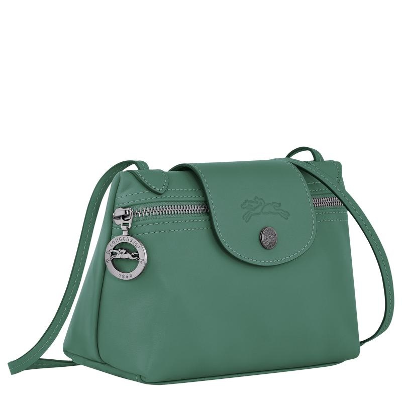 Sage Green Women's Longchamp Le Pliage Xtra XS Crossbody Bags | 9253-BKIXH