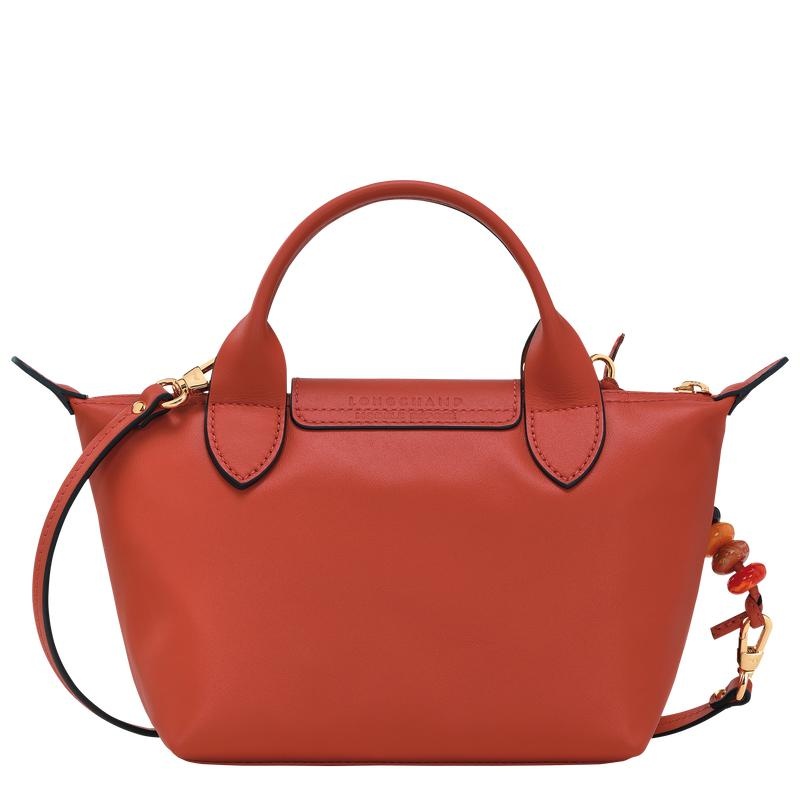 Sienna Red Women's Longchamp Le Pliage Xtra XS Handbags | 1593-AOMYZ