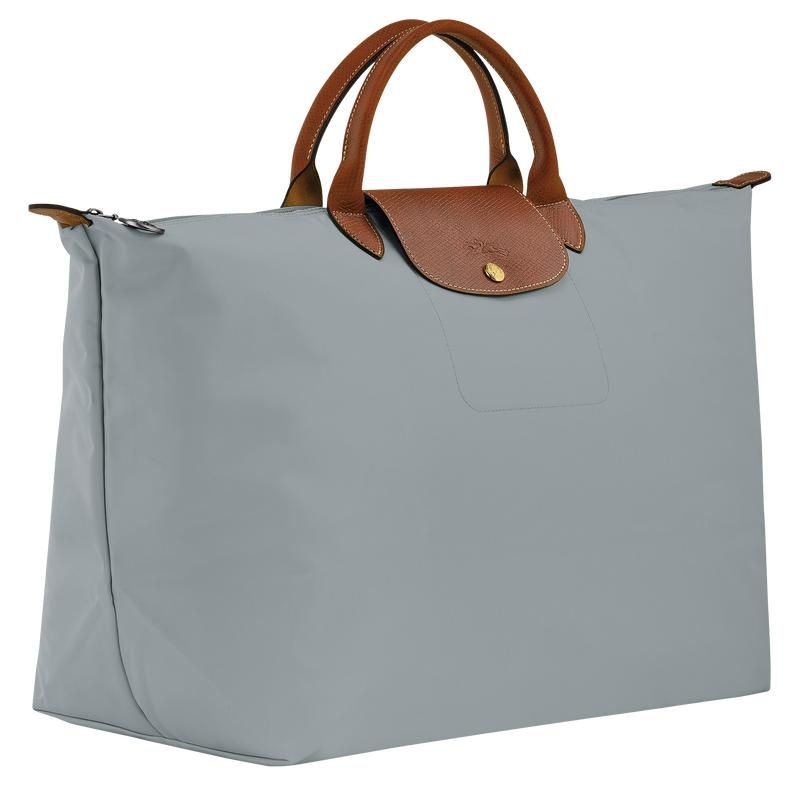 Steel Grey Men's Longchamp Le Pliage Original S Travel Bags | 8149-EMBAQ