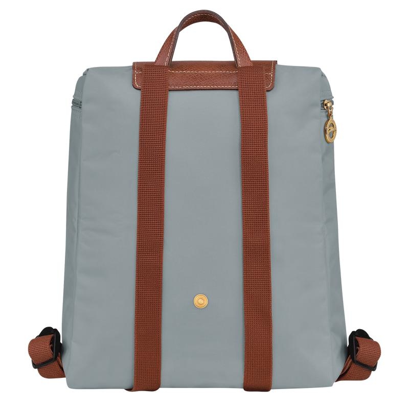 Steel Grey Men's Longchamp Le Pliage Original M Backpacks | 1453-PEJGU