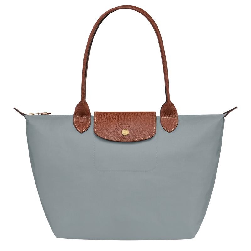 Steel Grey Women\'s Longchamp Le Pliage Original M Tote Bag | 2043-QWRFM