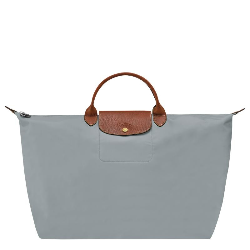 Steel Grey Women\'s Longchamp Le Pliage Original S Travel Bags | 0753-PROXZ