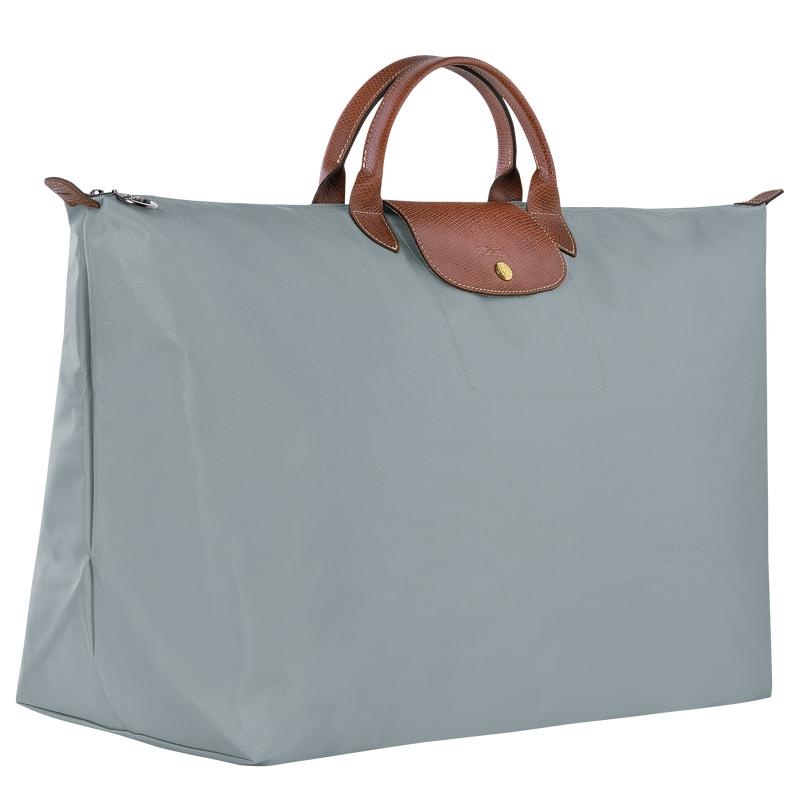 Steel Grey Women's Longchamp Le Pliage Original M Travel Bags | 0849-URXIQ