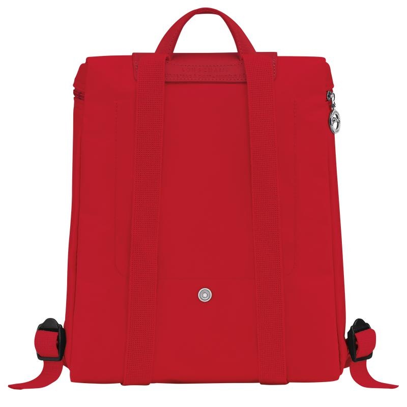 Tomato Red Men's Longchamp Le Pliage Green M Backpacks | 7849-BYIGS