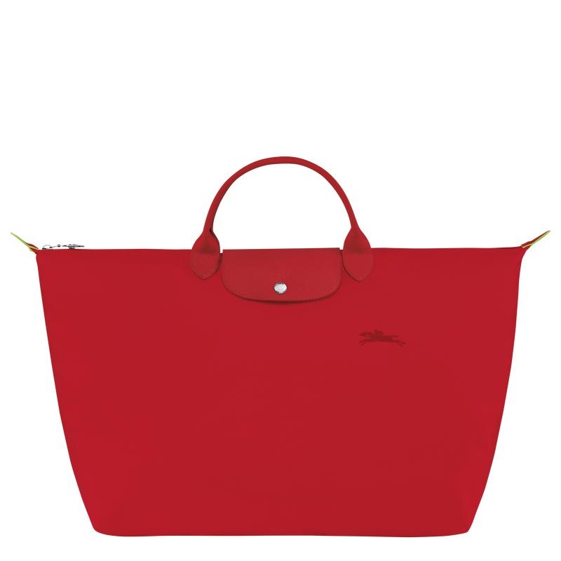 Tomato Red Women\'s Longchamp Le Pliage Green S Travel Bags | 7690-FBVTN