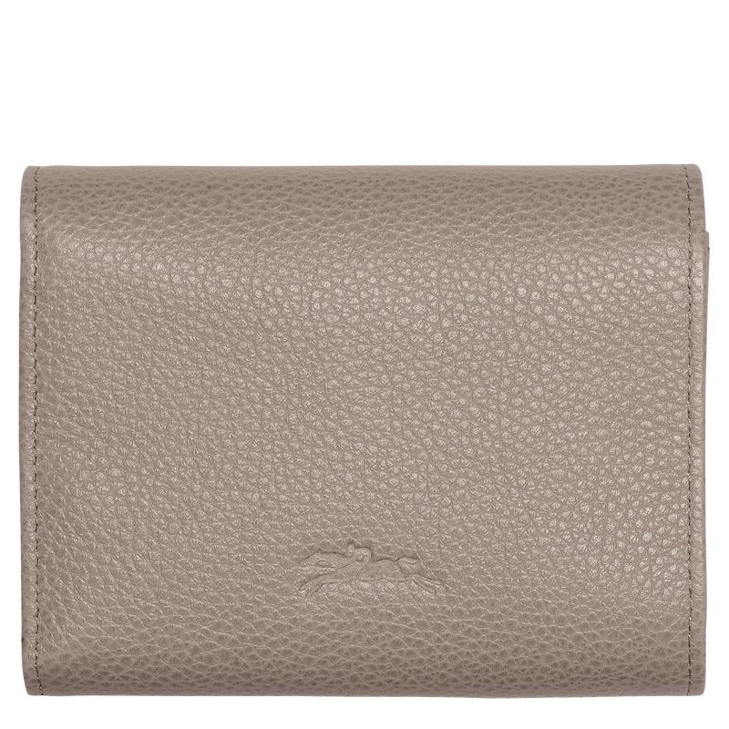 Turtledove Grey Men's Longchamp Le Foulonné Wallets | 5264-XPALK