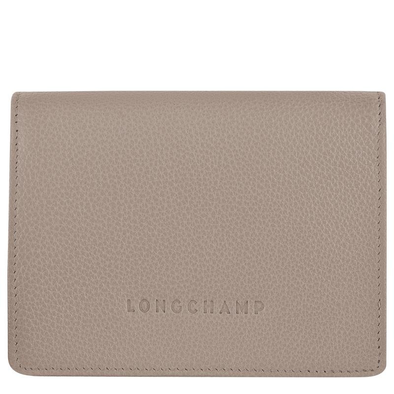 Turtledove Grey Men\'s Longchamp Le Foulonné Wallets | 5264-XPALK