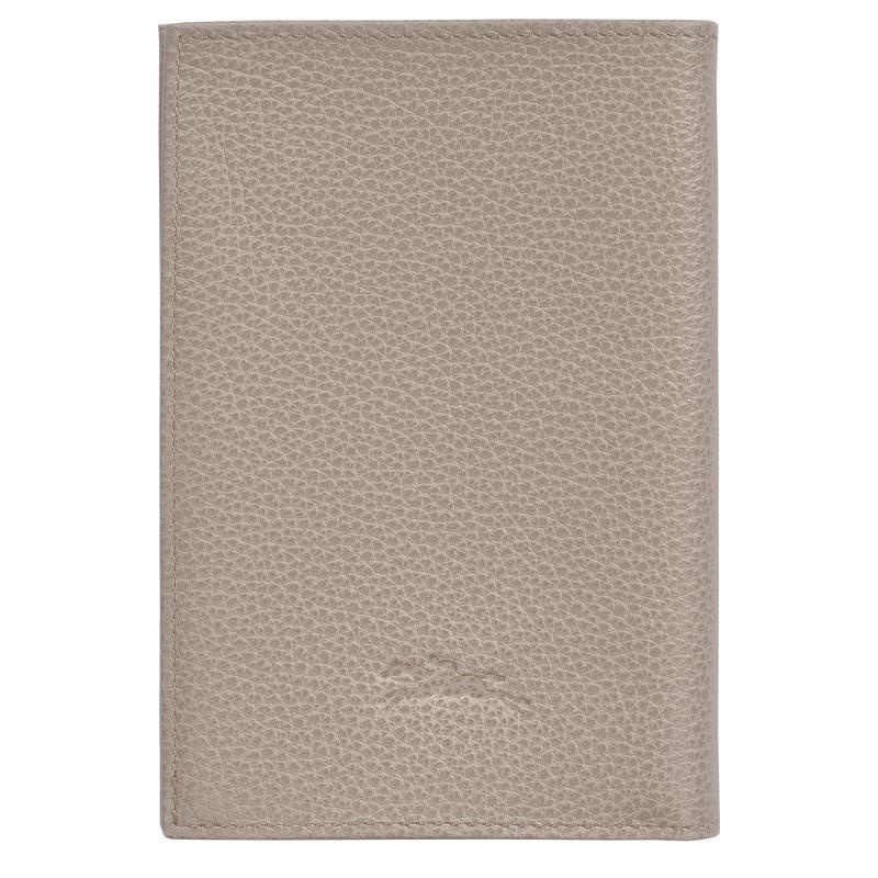 Turtledove Grey Men's Longchamp Le Foulonné Passport cover Passport Bag | 1956-OAMFI