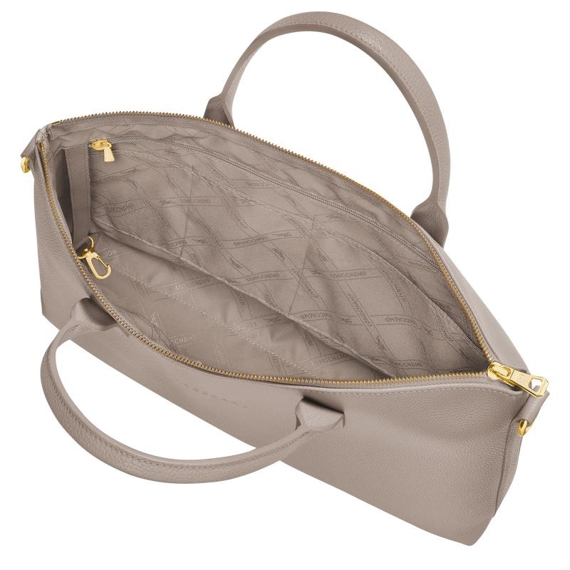 Turtledove Grey Men's Longchamp Le Foulonné S Briefcase | 2963-SWQXR