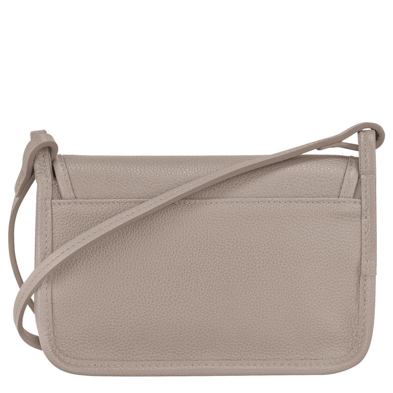 Turtledove Grey Women's Longchamp Le Foulonné XS Clutch Purse | 0578-GQXFS