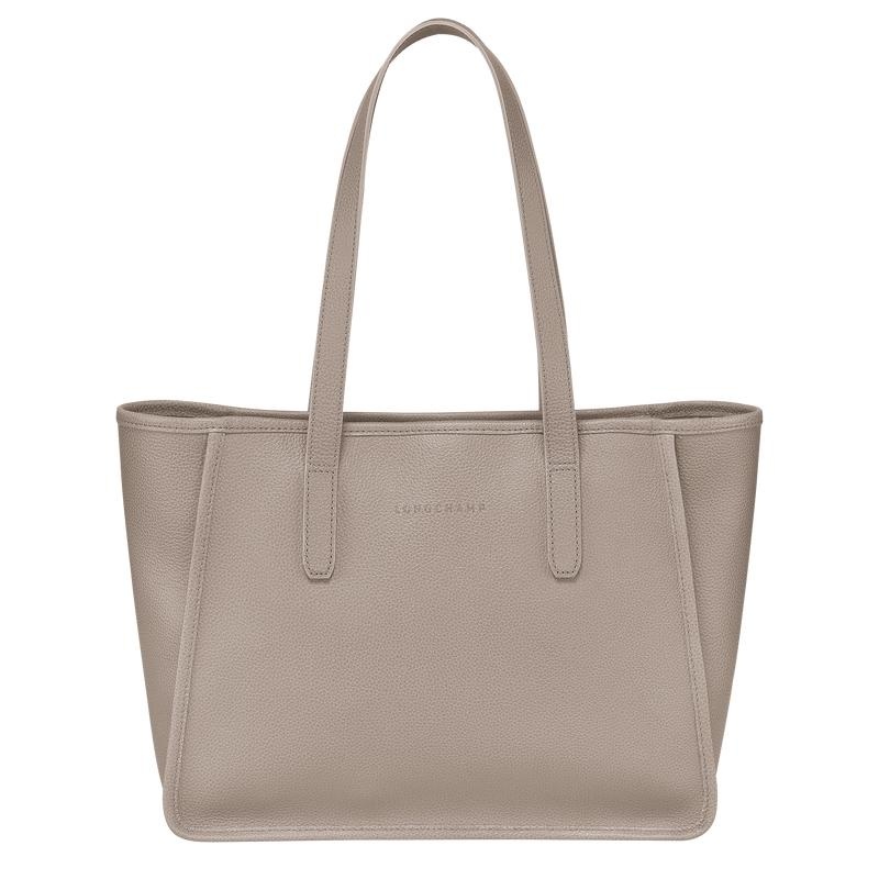 Turtledove Grey Women\'s Longchamp Le Foulonné L Tote Bag | 0532-PELBF