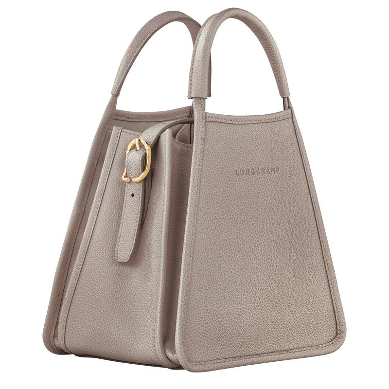 Turtledove Grey Women's Longchamp Le Foulonné S Handbags | 0572-ESCWP