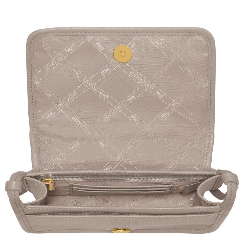 Turtledove Grey Women's Longchamp Le Foulonné XS Clutch Bag | 7982-USDBP