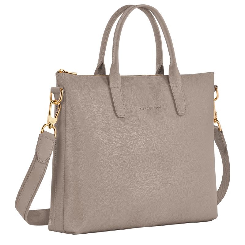 Turtledove Grey Women's Longchamp Le Foulonné S Briefcase | 6741-QHRPN