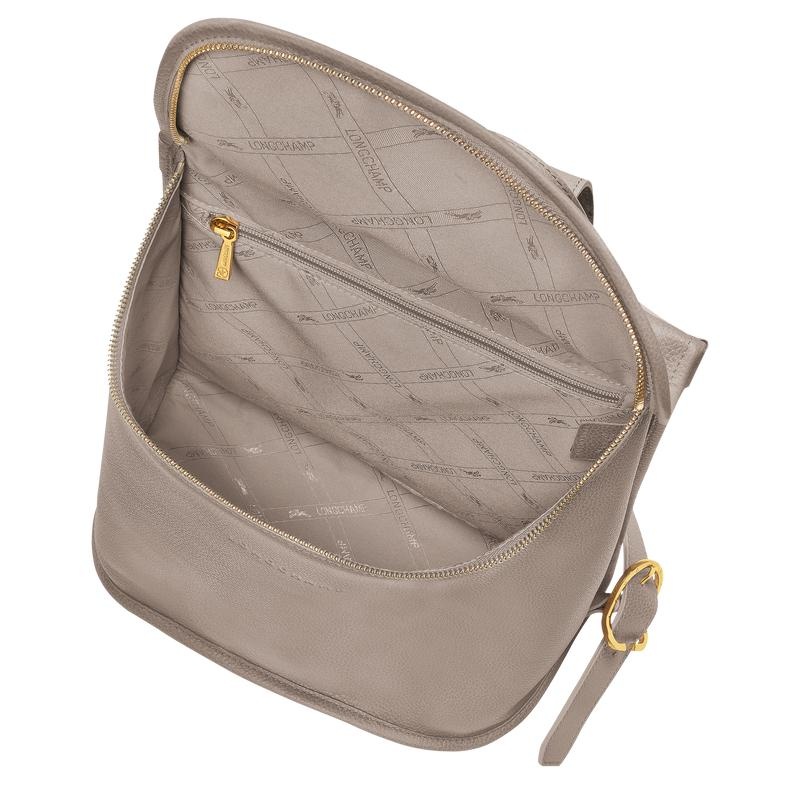 Turtledove Grey Women's Longchamp Le Foulonné Backpacks | 6240-HLFIX