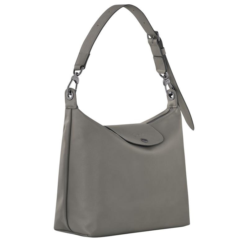 Turtledove Grey Women's Longchamp Le Pliage Xtra M Hobo Bags | 4795-AZLEF