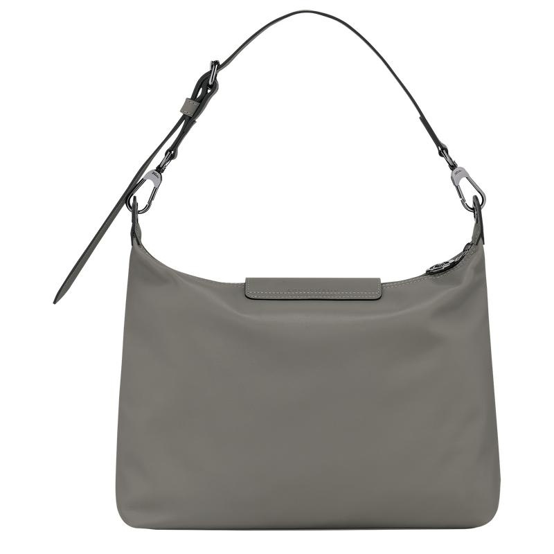 Turtledove Grey Women's Longchamp Le Pliage Xtra M Hobo Bags | 4795-AZLEF