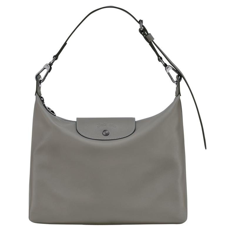 Turtledove Grey Women\'s Longchamp Le Pliage Xtra M Hobo Bags | 4795-AZLEF