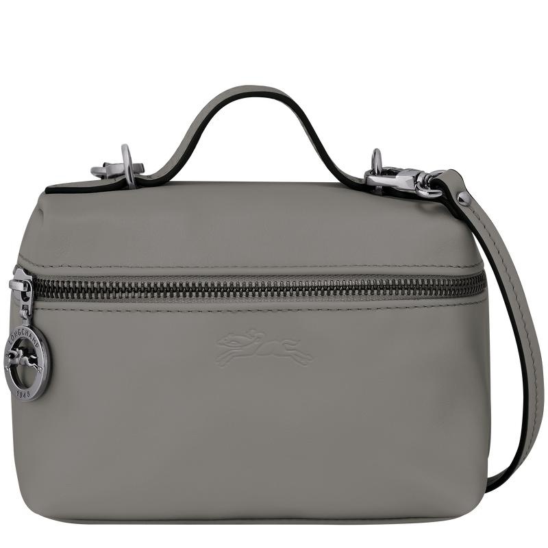 Turtledove Grey Women\'s Longchamp Le Pliage Xtra XS Vanity Crossbody Bags | 4620-SBORK