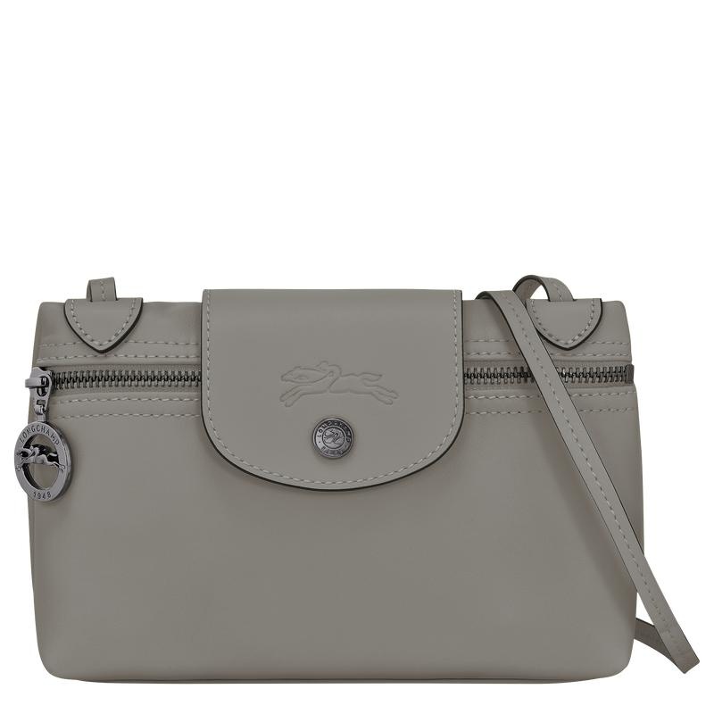 Turtledove Grey Women\'s Longchamp Le Pliage Xtra XS Crossbody Bags | 2817-KYUWE