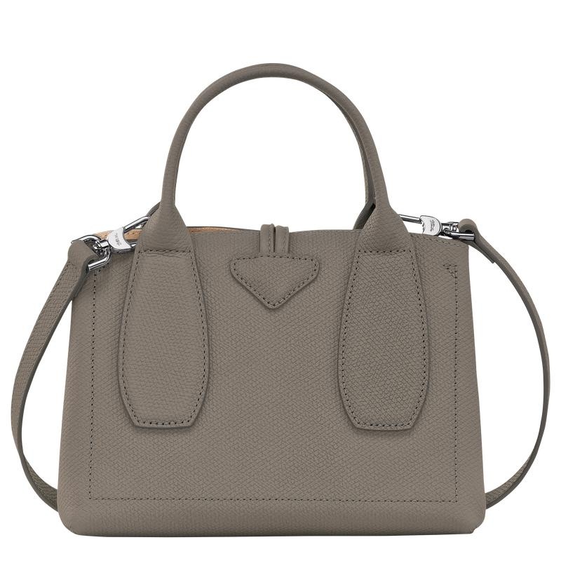 Turtledove Grey Women's Longchamp Roseau S Handbags | 0467-YJQFB