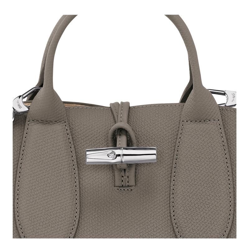 Turtledove Grey Women's Longchamp Roseau S Handbags | 0467-YJQFB