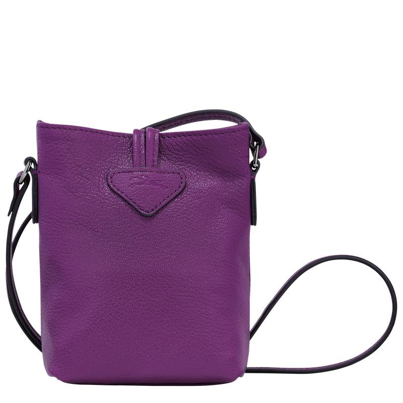 Violet Purple Women's Longchamp Roseau XS Crossbody Bags | 2037-ZONMR