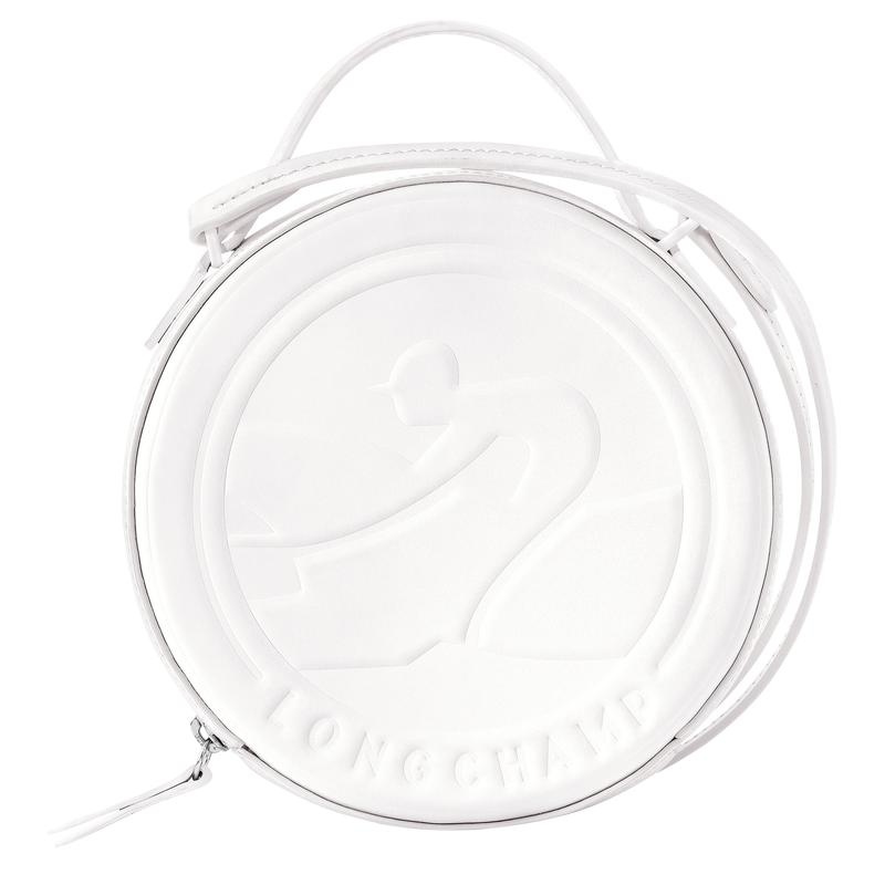 White Women\'s Longchamp Box-Trot XS Crossbody Bags | 1397-JBDFE