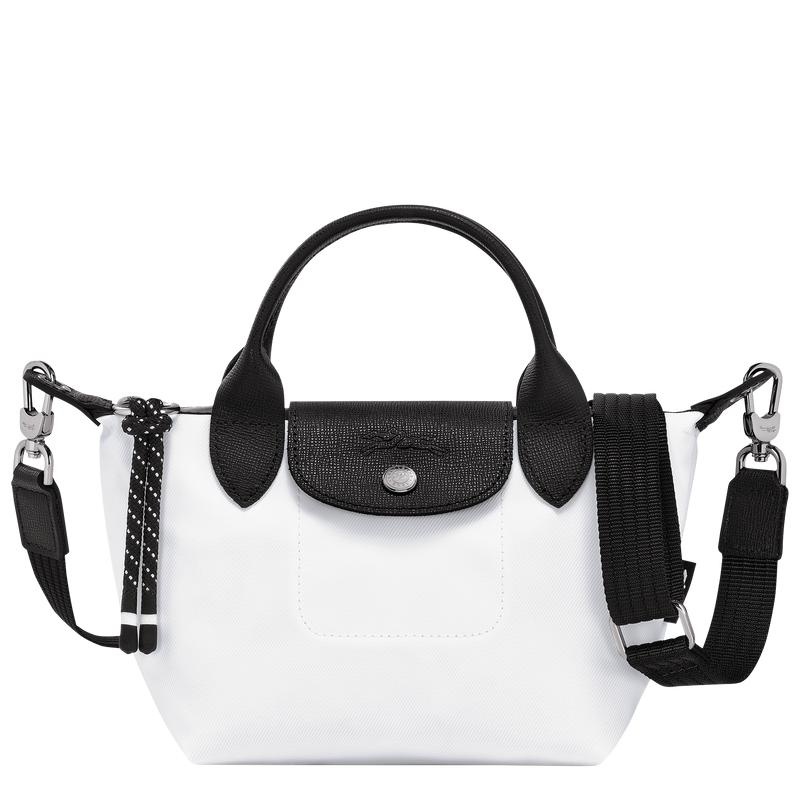 White Women\'s Longchamp Le Pliage Energy XS Handbags | 4329-UXGHB