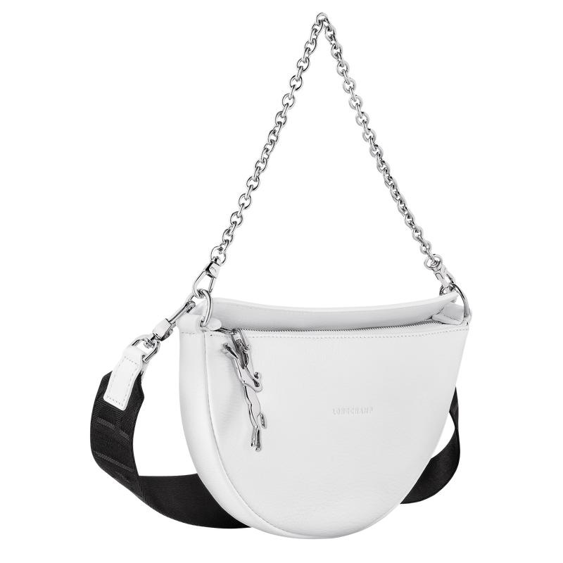 White Women's Longchamp Smile S Crossbody Bags | 0276-YLBUK