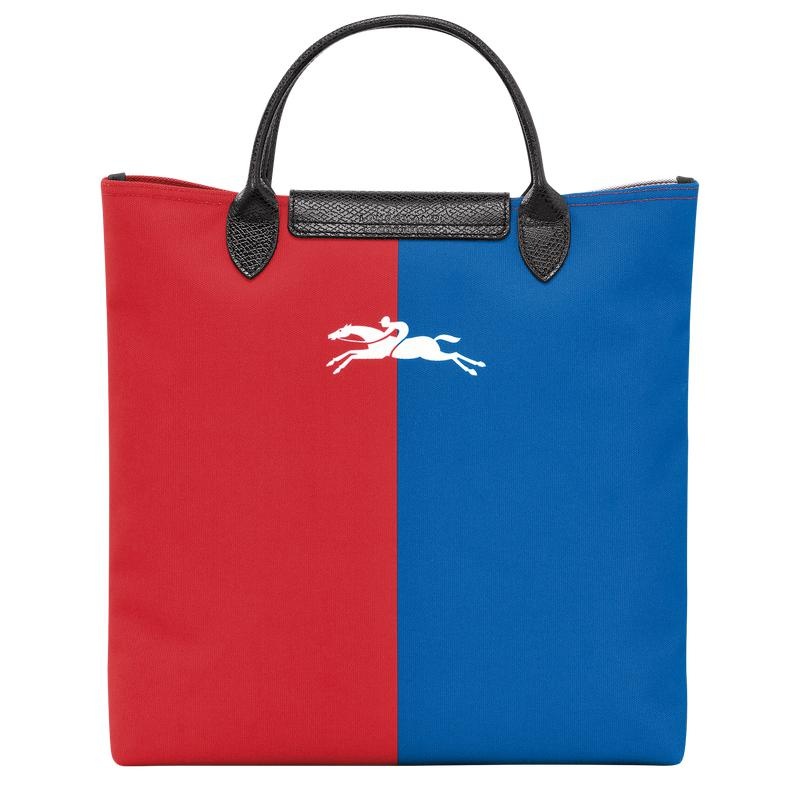 White Women's Longchamp x Robert Indiana L Handbags | 4079-KUOGX