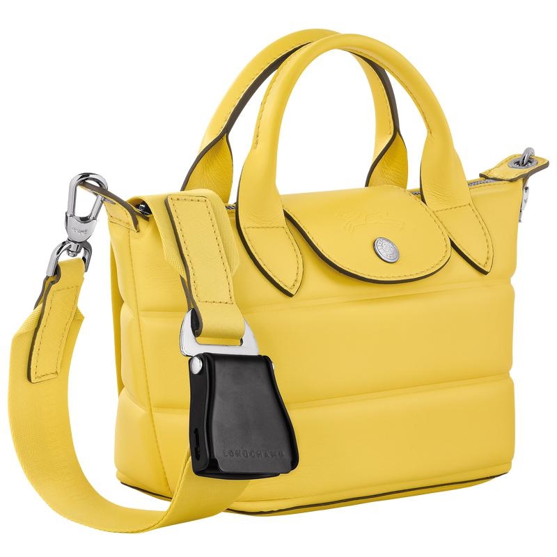 Yellow Women's Longchamp Le Pliage Xtra XS Handbags | 5742-EFJLY