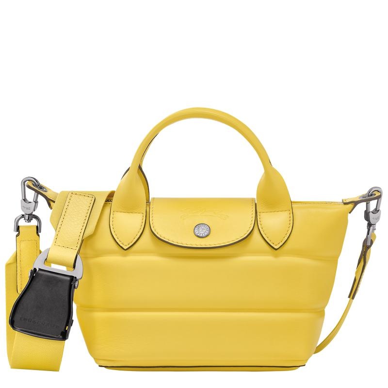 Yellow Women\'s Longchamp Le Pliage Xtra XS Handbags | 5742-EFJLY